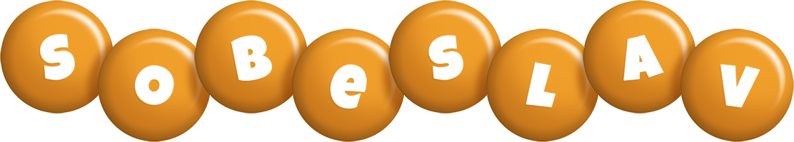 Sobeslav candy-orange logo