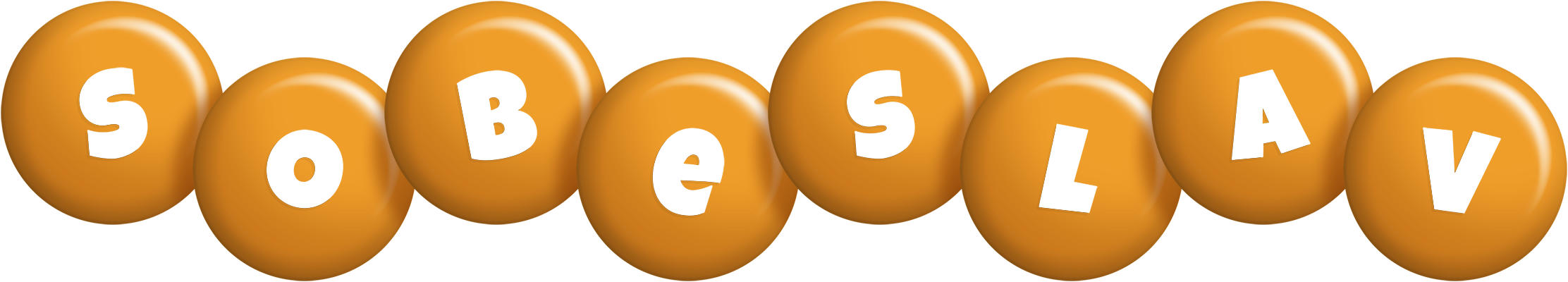 Sobeslav candy-orange logo