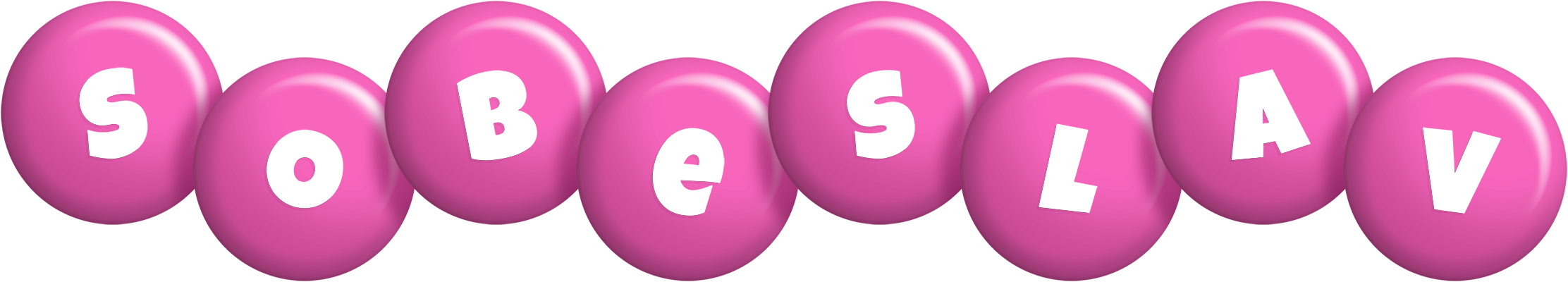 Sobeslav candy-pink logo