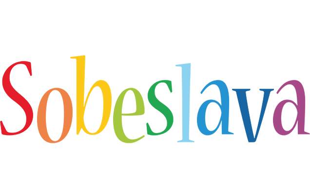 Sobeslava birthday logo