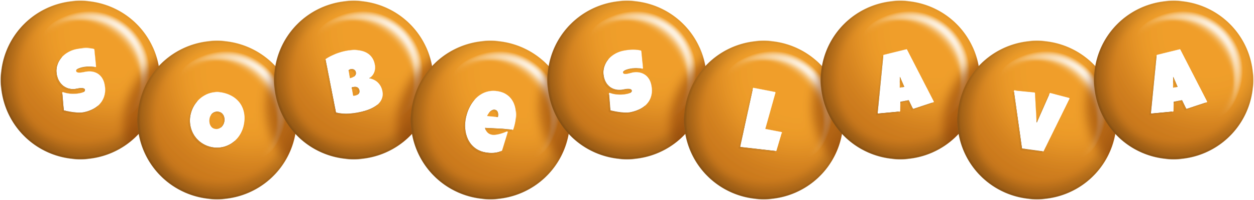 Sobeslava candy-orange logo
