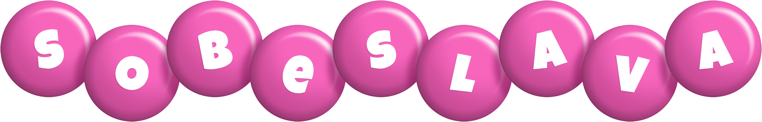 Sobeslava candy-pink logo