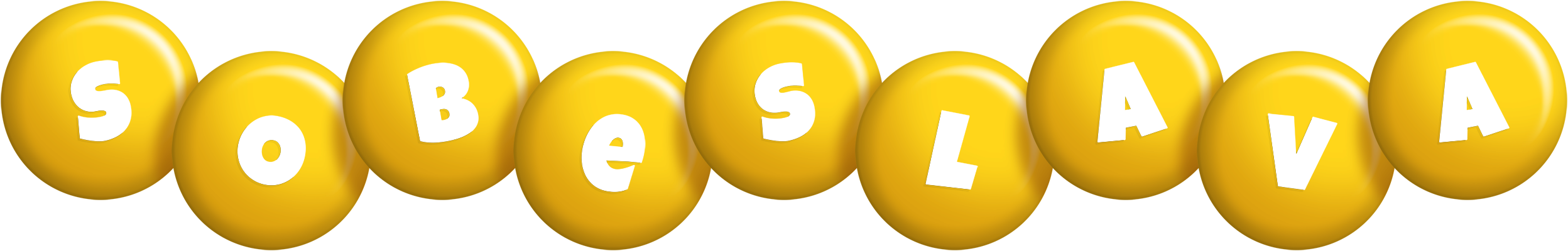 Sobeslava candy-yellow logo