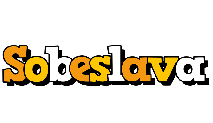 Sobeslava cartoon logo