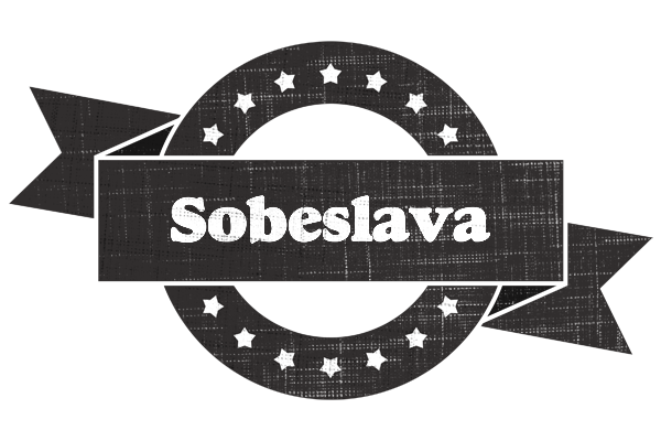 Sobeslava grunge logo