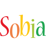 Sobia birthday logo