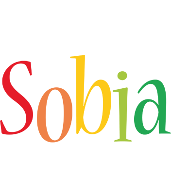 Sobia birthday logo