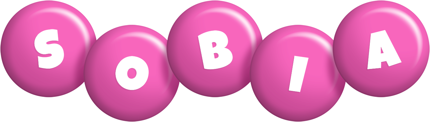 Sobia candy-pink logo