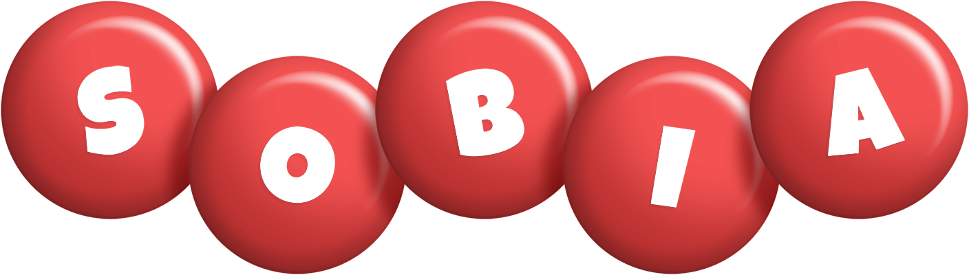 Sobia candy-red logo