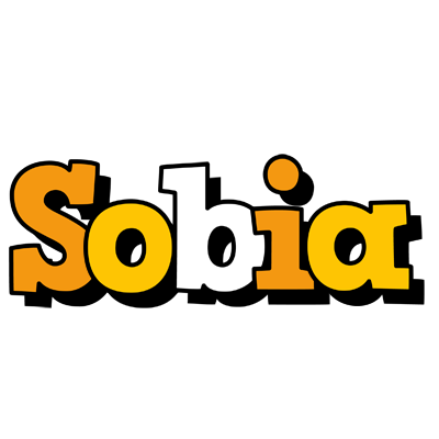 Sobia cartoon logo