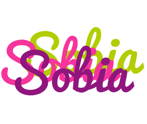 Sobia flowers logo