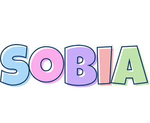 Sobia pastel logo