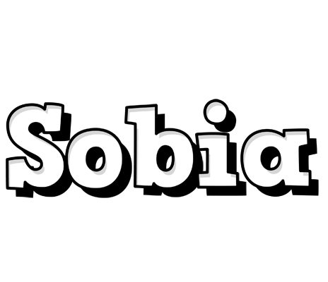 Sobia snowing logo
