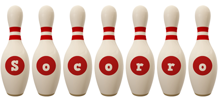 Socorro bowling-pin logo