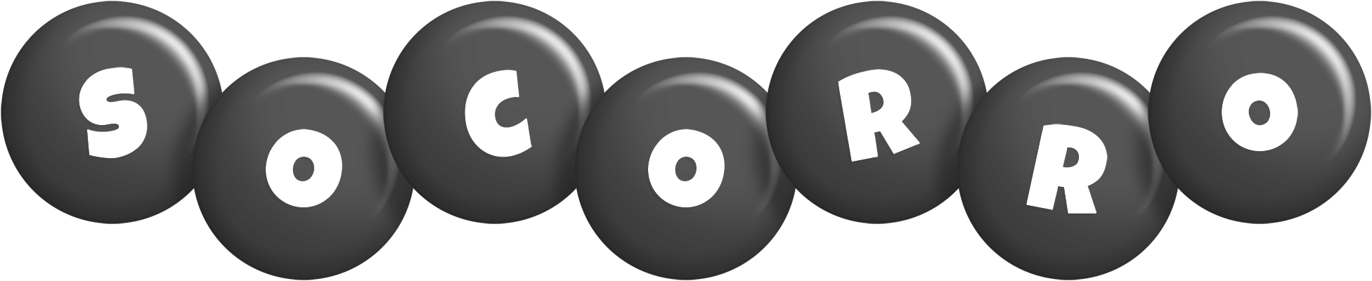 Socorro candy-black logo