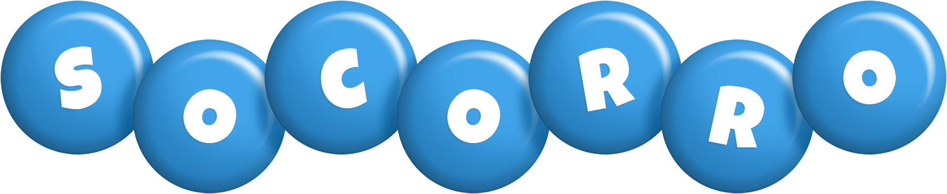 Socorro candy-blue logo