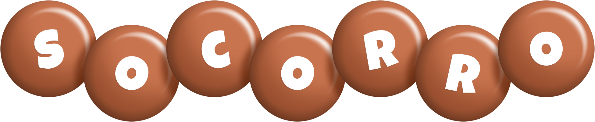 Socorro candy-brown logo