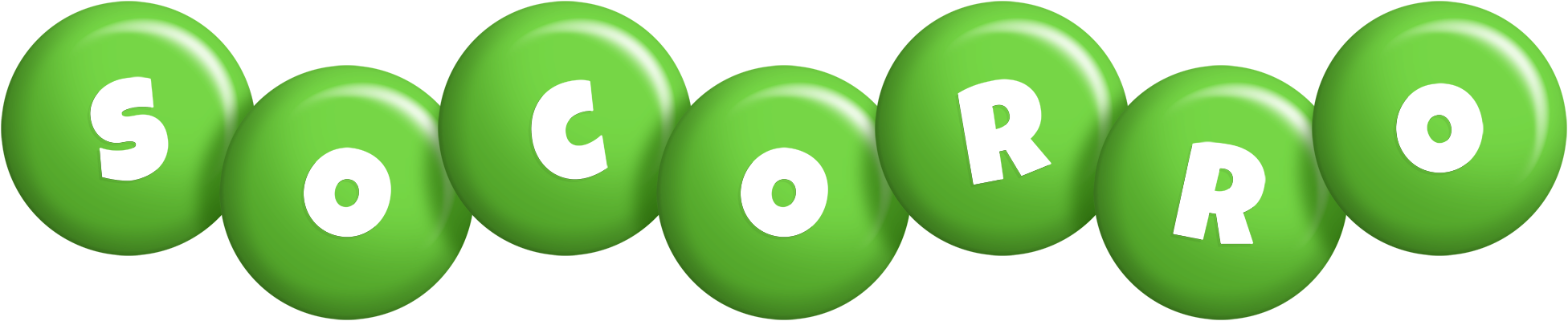 Socorro candy-green logo
