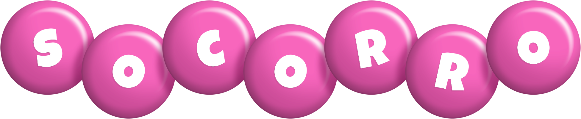 Socorro candy-pink logo