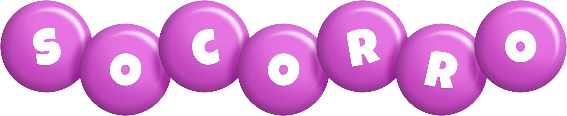Socorro candy-purple logo