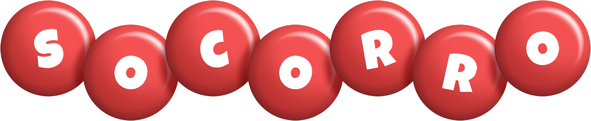 Socorro candy-red logo