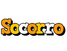 Socorro cartoon logo