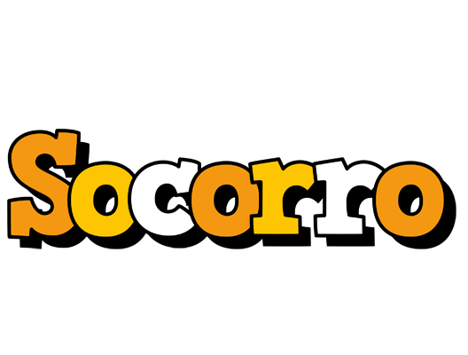 Socorro cartoon logo