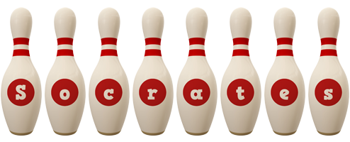 Socrates bowling-pin logo