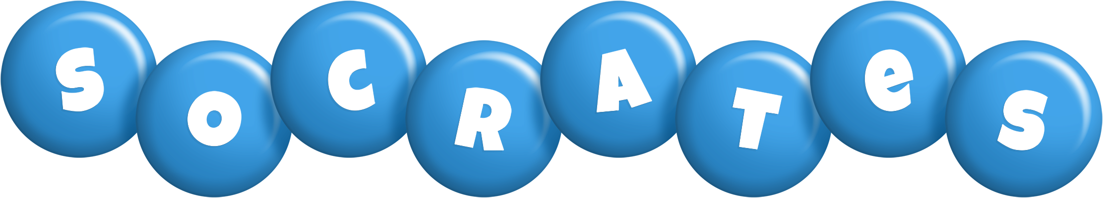 Socrates candy-blue logo