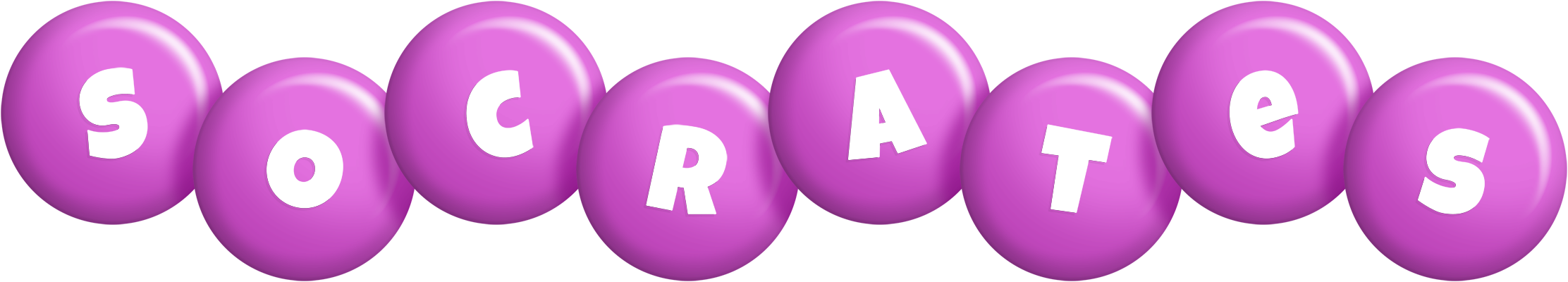 Socrates candy-purple logo