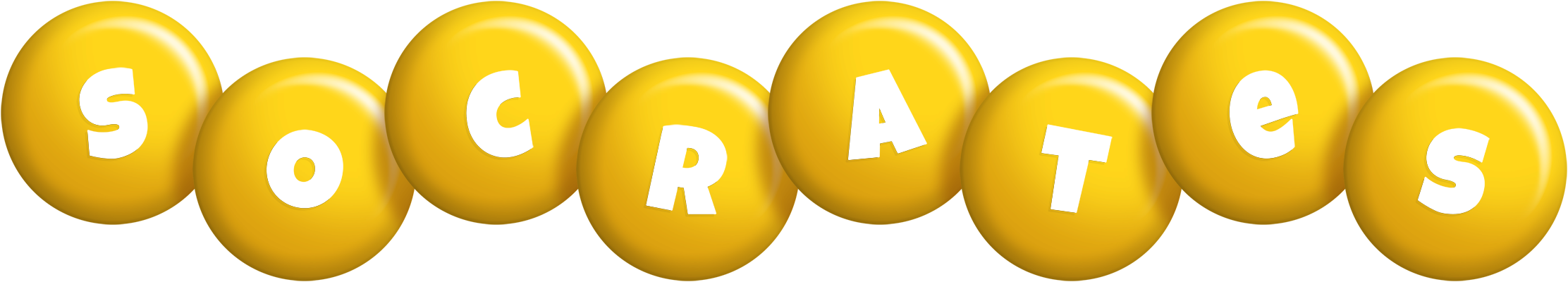 Socrates candy-yellow logo