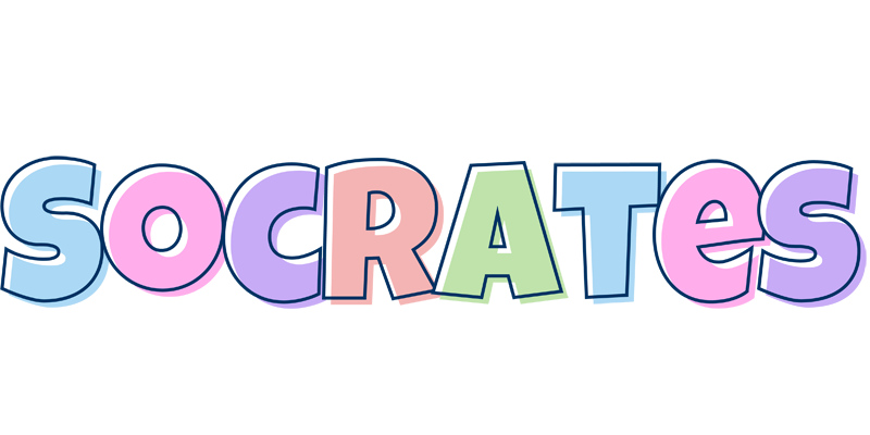 Socrates pastel logo