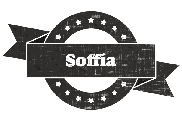Soffia grunge logo