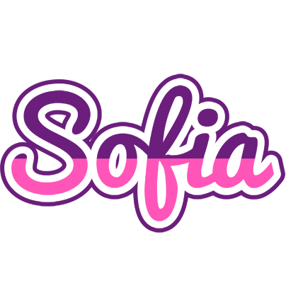 Sofia cheerful logo
