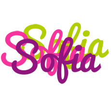 Sofia flowers logo