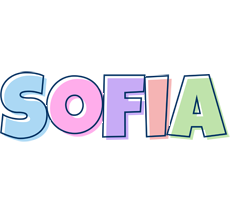 Sofia pastel logo