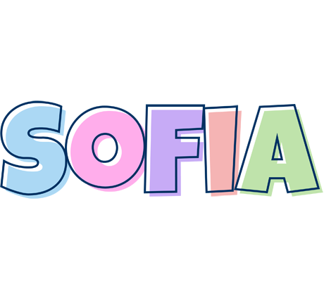 Sofia pastel logo