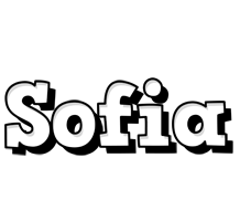 Sofia snowing logo