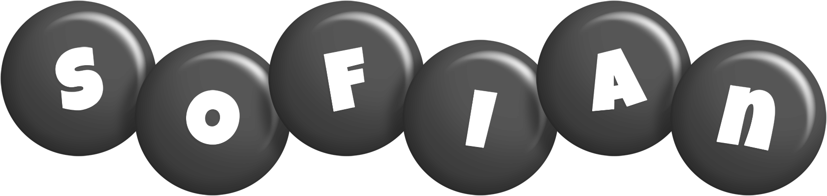 Sofian candy-black logo