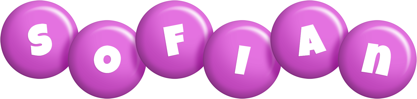 Sofian candy-purple logo
