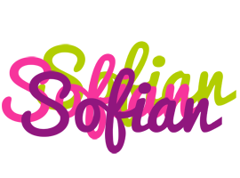 Sofian flowers logo