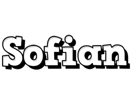Sofian snowing logo
