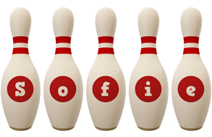 Sofie bowling-pin logo