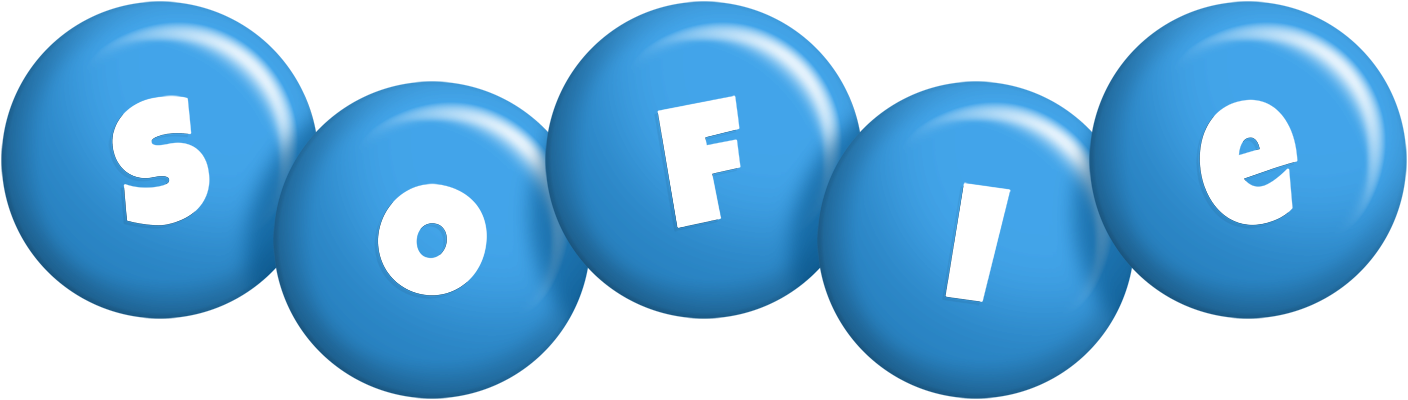 Sofie candy-blue logo