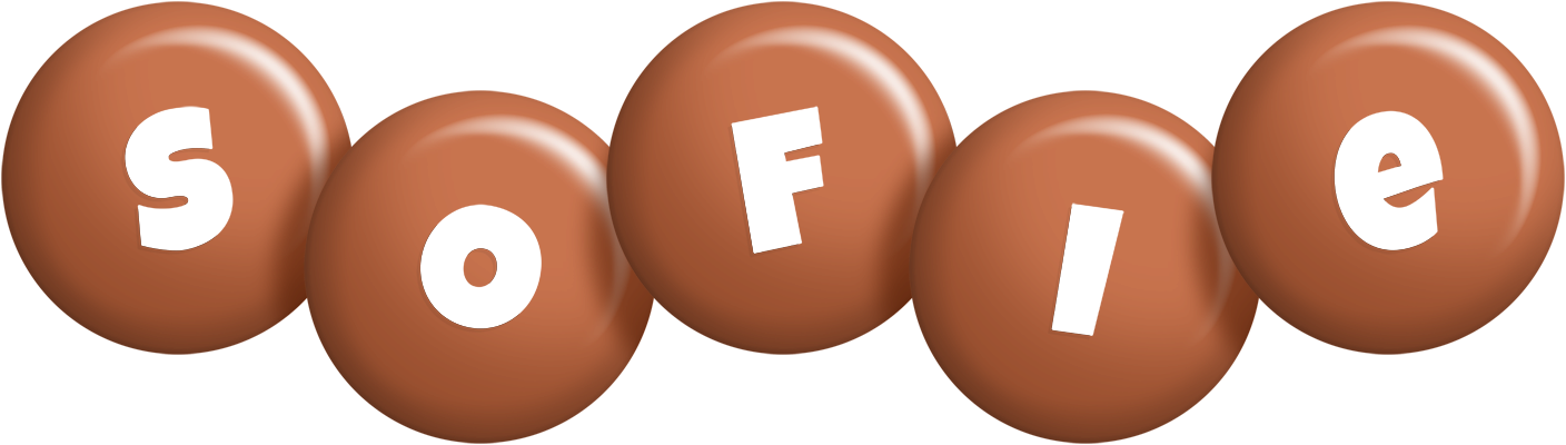 Sofie candy-brown logo