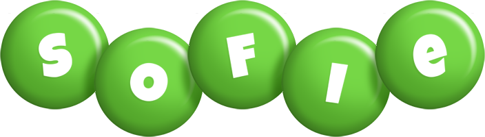 Sofie candy-green logo