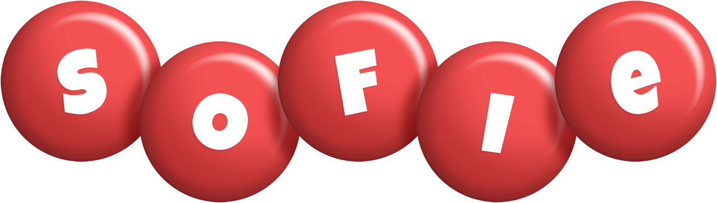 Sofie candy-red logo