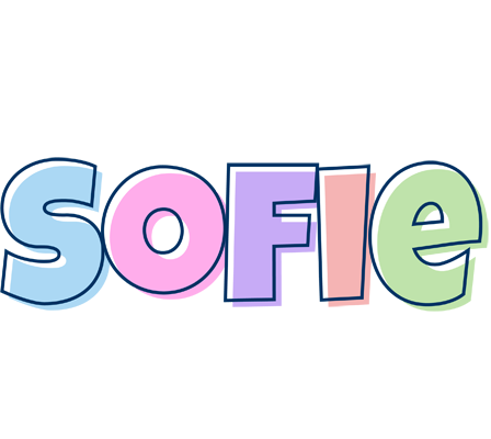Sofie pastel logo