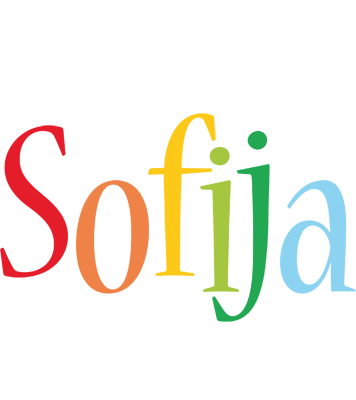 Sofija birthday logo