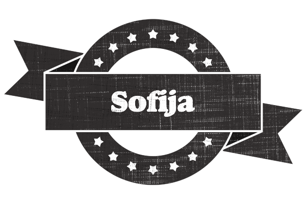Sofija grunge logo